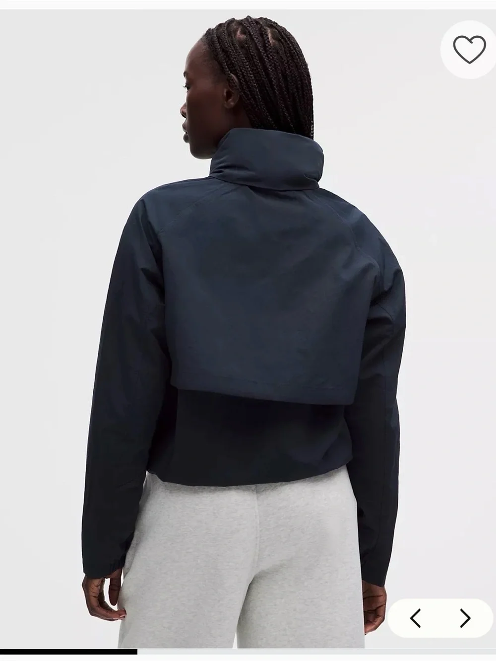 lululemon always effortless jacket in true navy